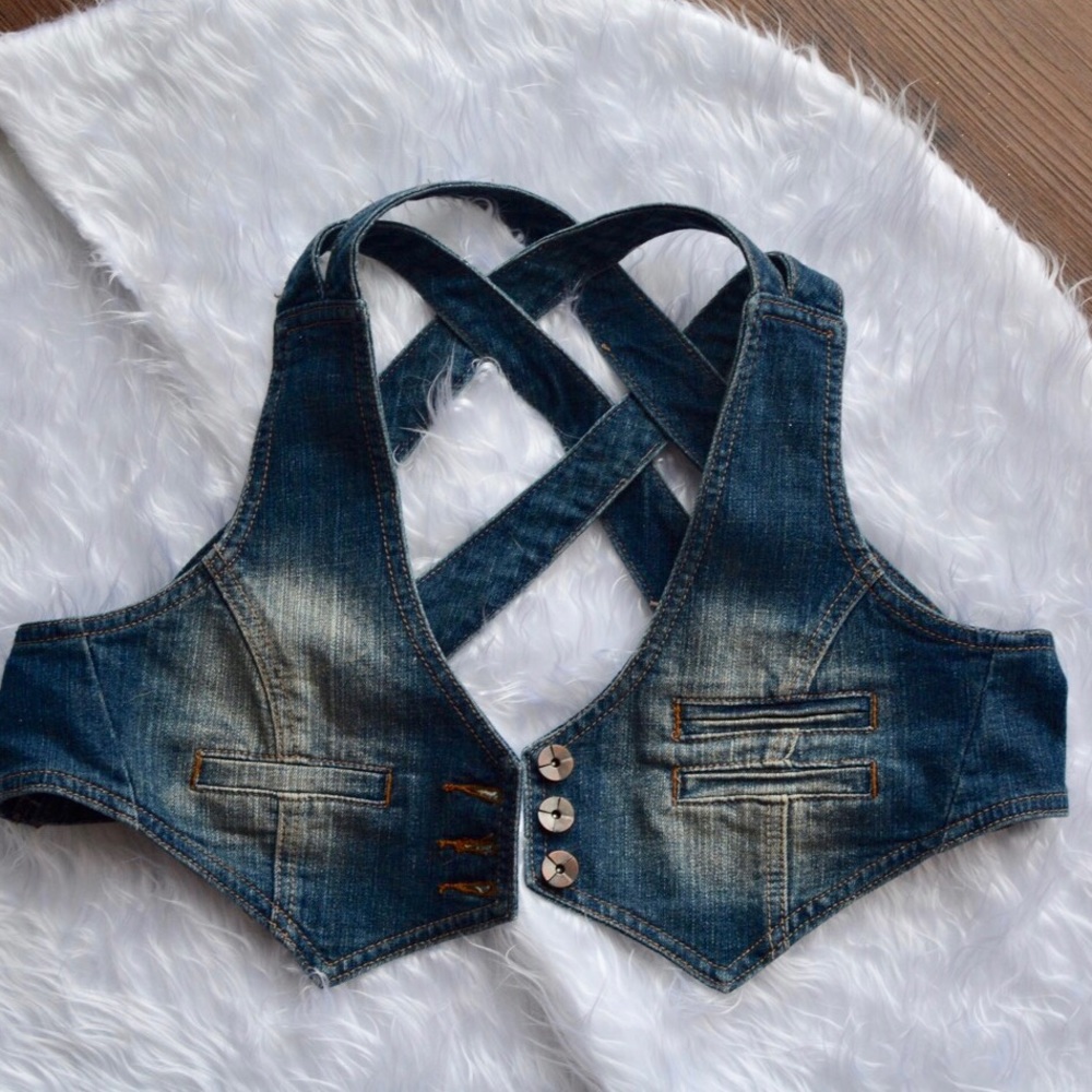Denim vest